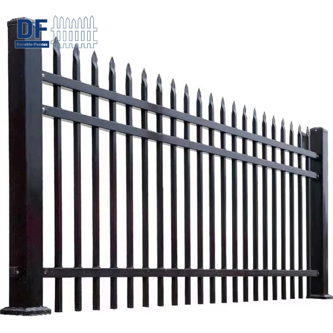 Black Iron Picket Fence
